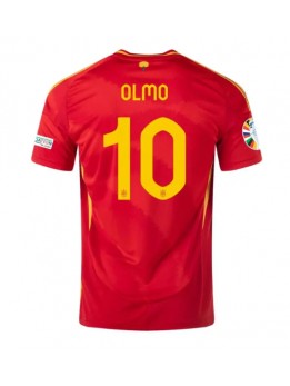 Spanien Dani Olmo #10 Heimtrikot EM 2024 Kurzarm